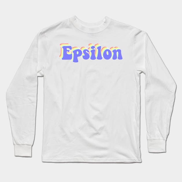 Epsilon Long Sleeve T-Shirt by Rosemogo